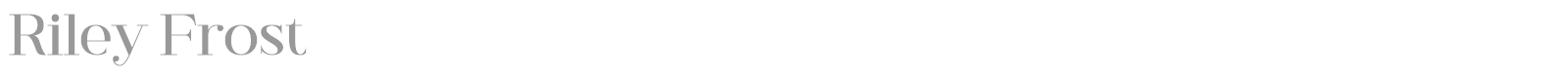Riley Frost font preview